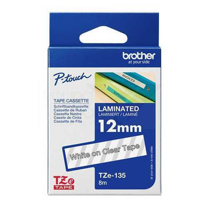 Brother TZe 12mm P-touch Genuine Laminated Label Tapes 原廠標籤帶(已過膠)