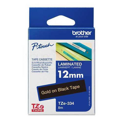 Brother TZe 12mm P-touch Genuine Laminated Label Tapes 原廠標籤帶(已過膠)