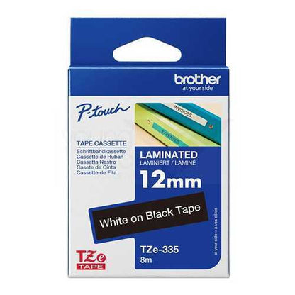 Brother TZe 12mm P-touch Genuine Laminated Label Tapes 原廠標籤帶(已過膠)