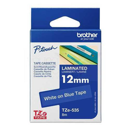 Brother TZe 12mm P-touch Genuine Laminated Label Tapes 原廠標籤帶(已過膠)