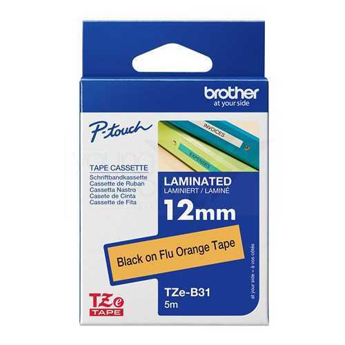 Brother TZe 12mm P-touch Genuine Laminated Label Tapes 原廠標籤帶(已過膠)